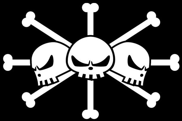 Brasão da guild Blackbeard Pirates